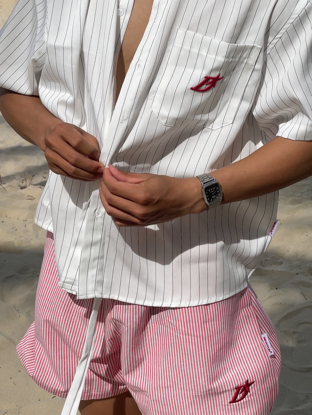 Devotus Boxy Pinstripe Shirt